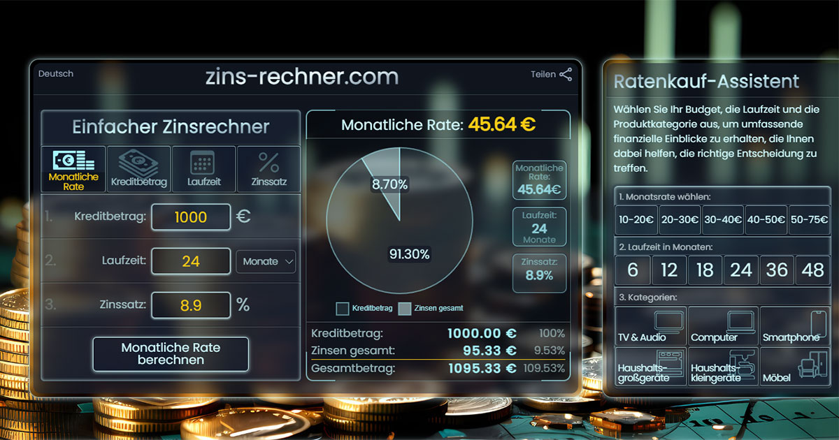 Von Zinsen Leben Rechner